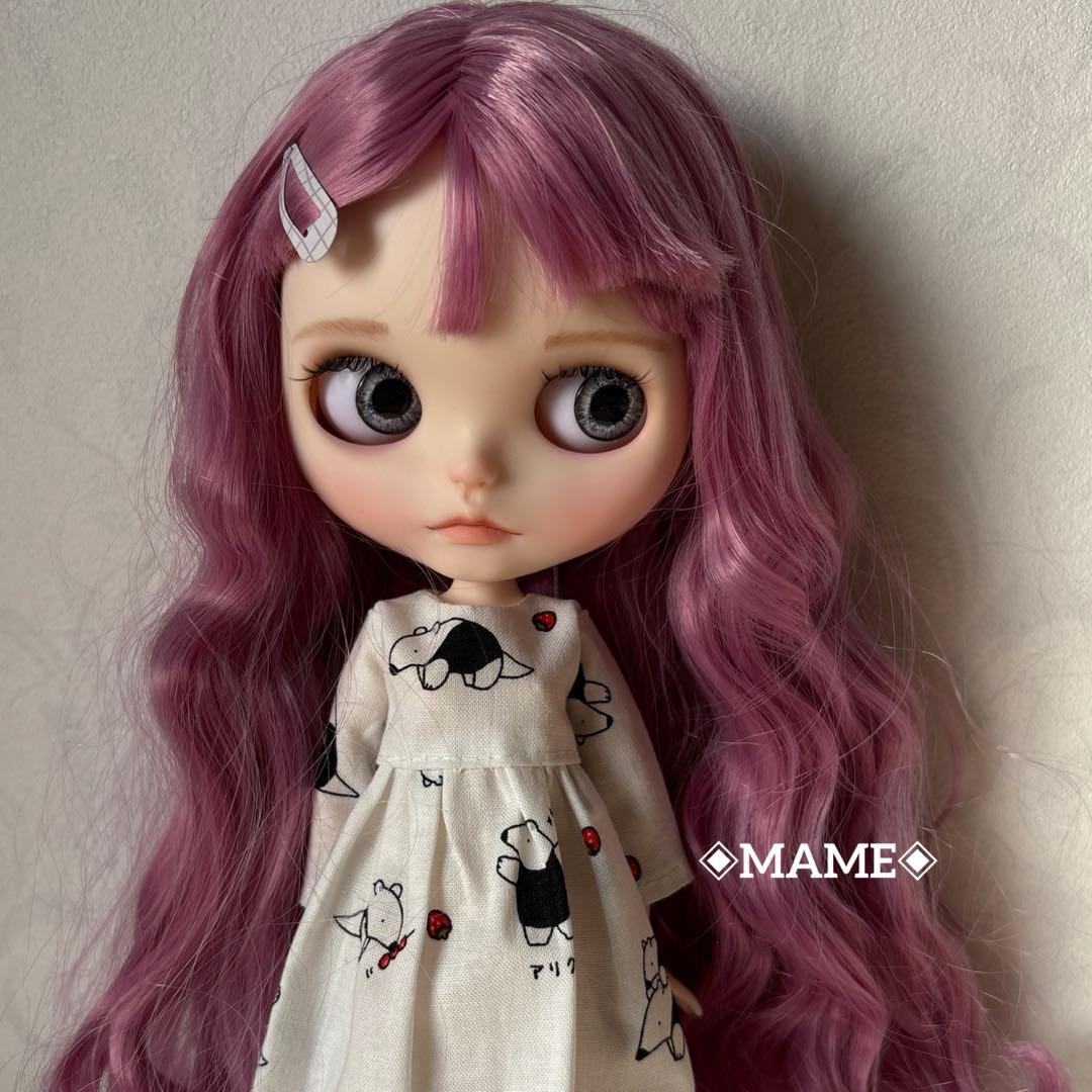 アイシードールカスタム ♡白肌・スモーキーパープル♡