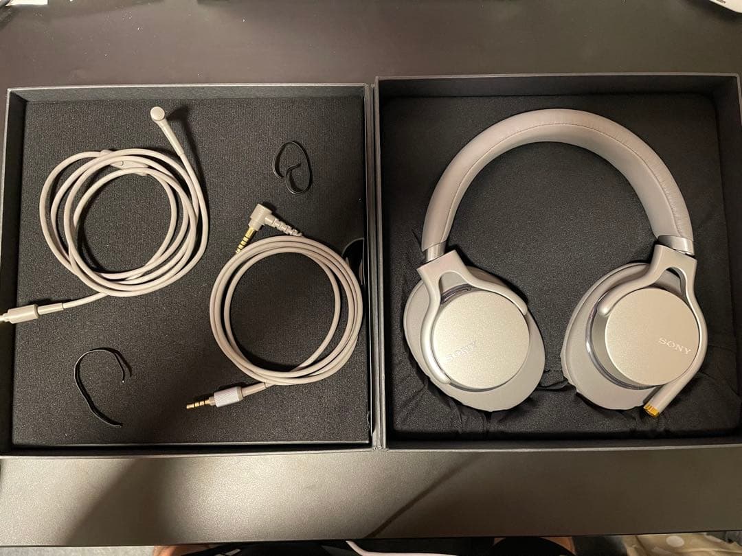 【美品】SONY MDR-1AM2 有線ヘッドホン グレー