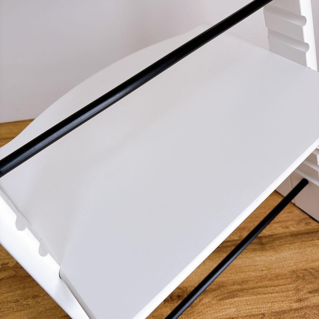 美品 ストッケ　ベビーセット トリップトラップ　ホワイト シリアルナンバー7