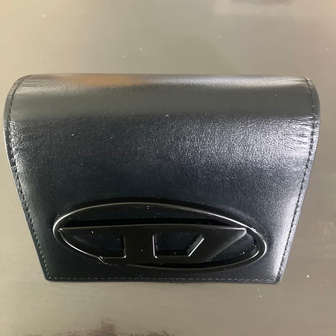 DIESEL ブラック レザー 名刺入れ