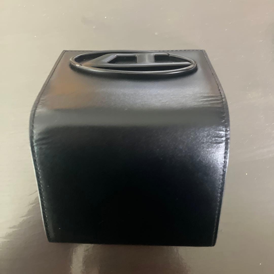 DIESEL ブラック レザー 名刺入れ