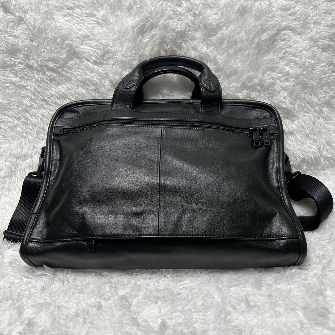 【極美品】 TUMI トゥミ オールレザー ビジネスバッグ ブラック