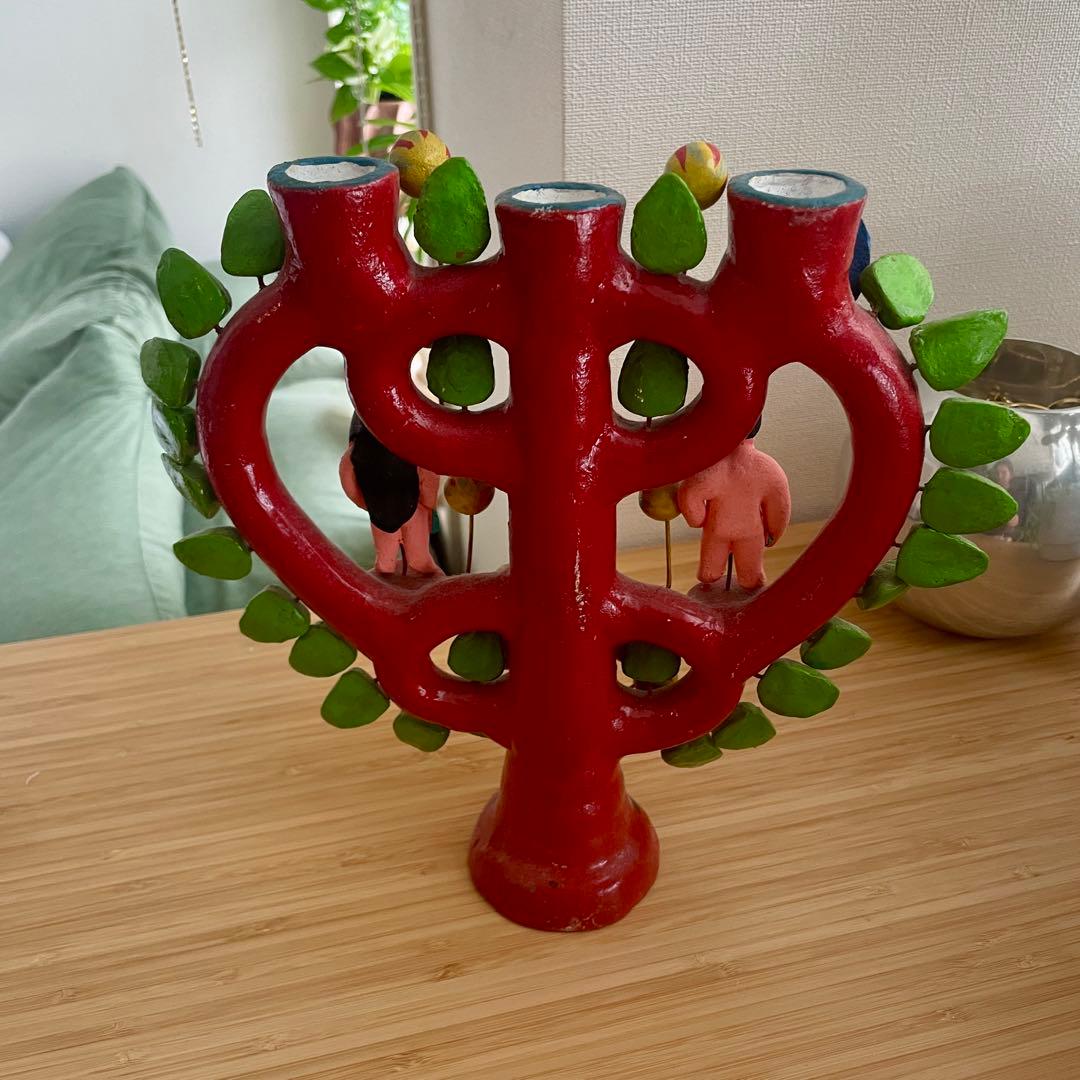 メキシコ　生命の樹　生命の木　ヴィンテージ　インテリア雑貨　置物