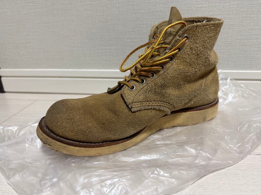 z*9様 レッドウィング 8167 スエード プレーントゥ 8E 四角犬タグ