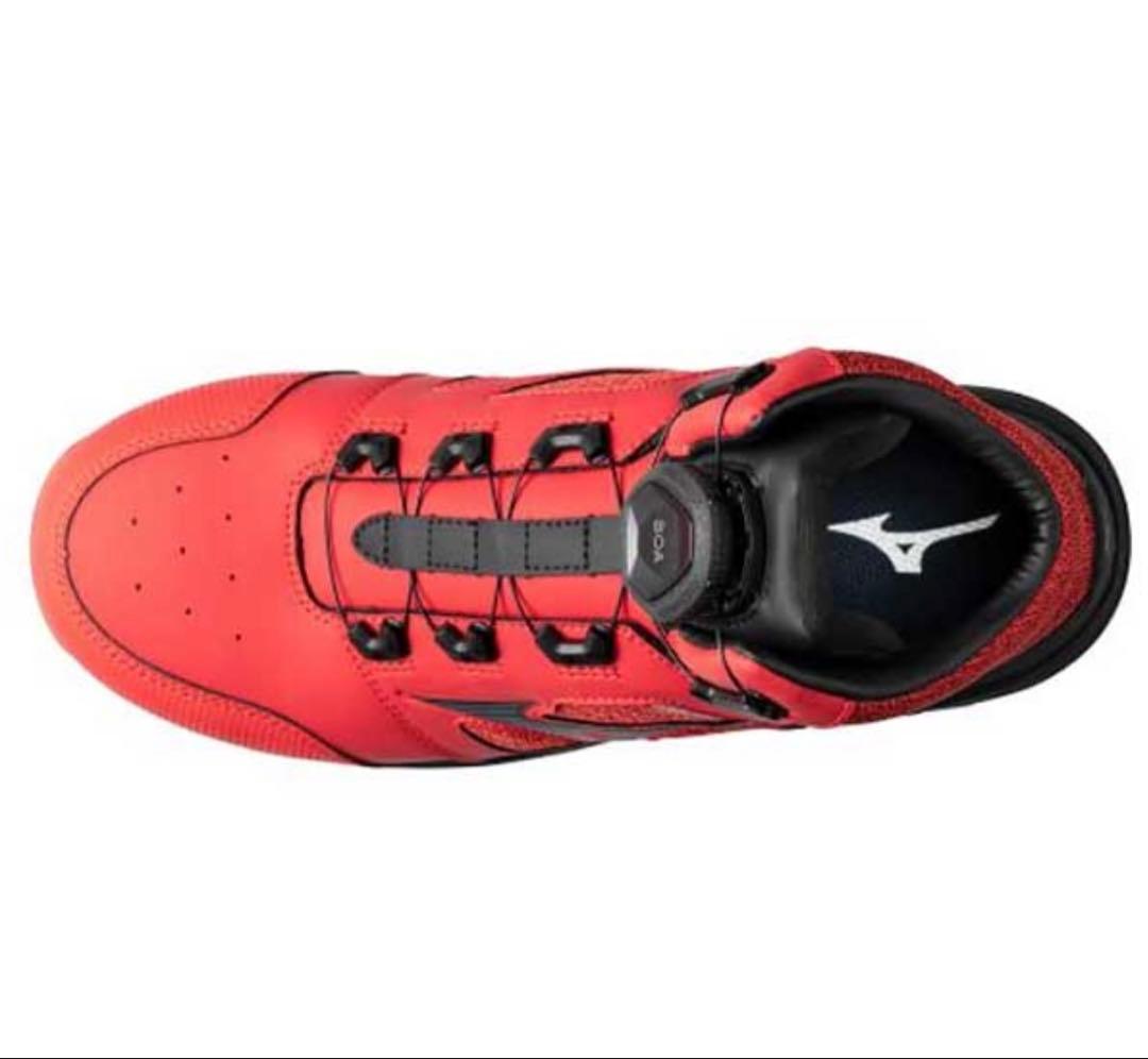 ピ*ー様 Mizuno ALMIGHTY LS II 73M 安全靴 レッド　2