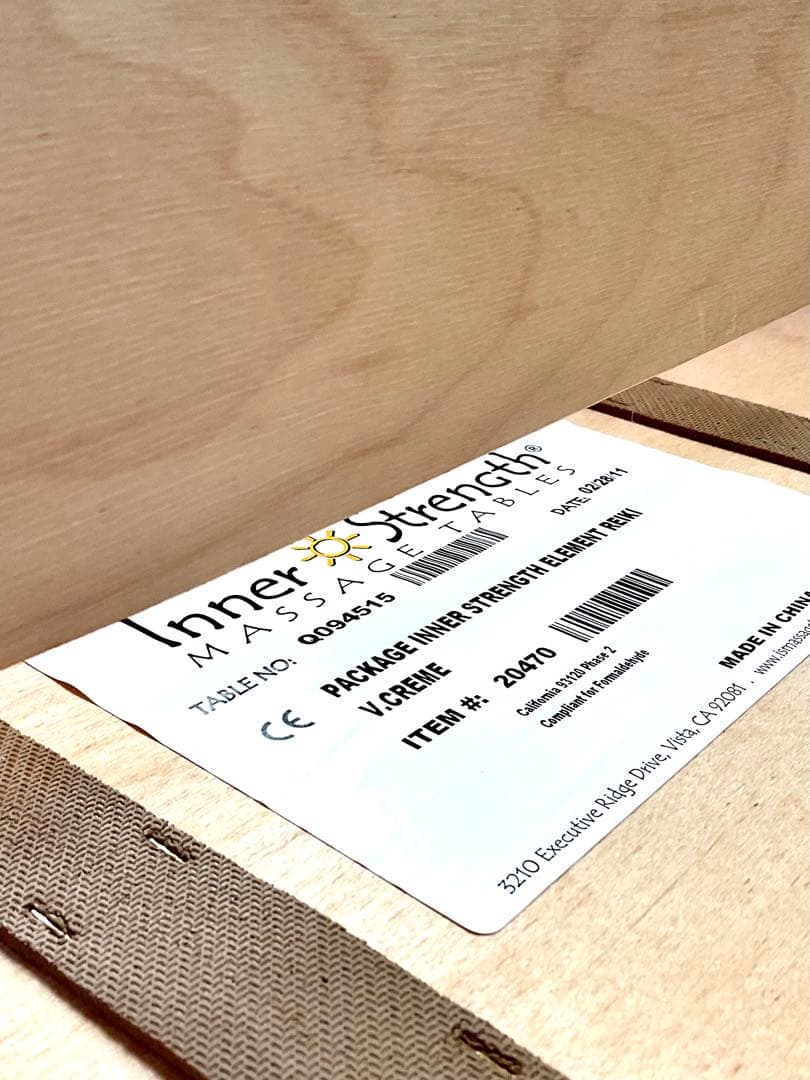 Inner Strength massage インナーストレングステーブルベッド