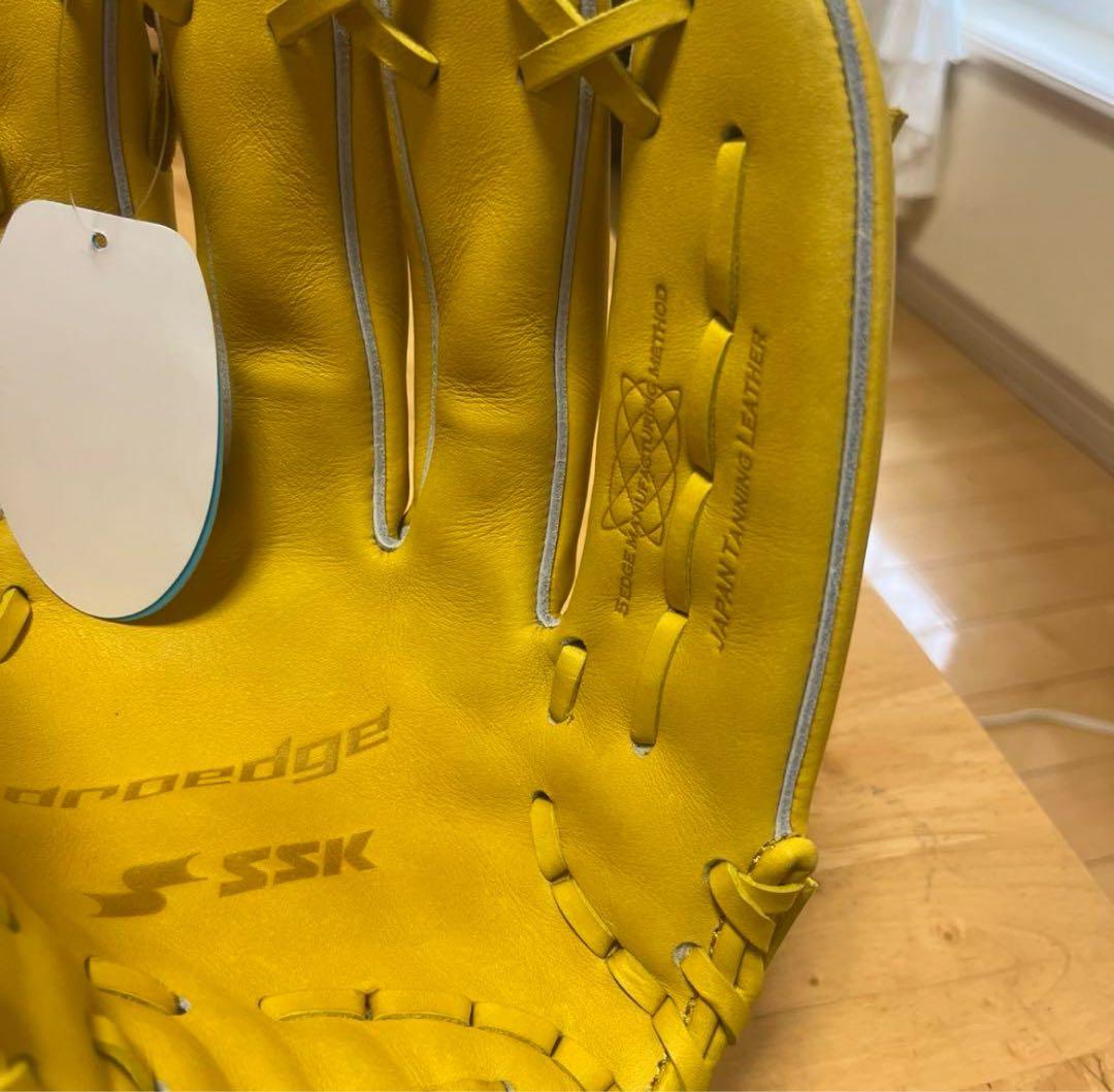 新品 スチーム加工済み 硬式 SSK グローブ 右投げ 外野手用
