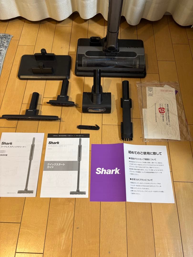 Shark コードレススティッククリーナー バッテリー2本　2way