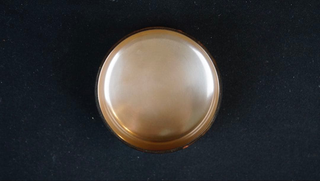 輪島塗　蜉蝣蒔絵　棗　内銀地　中嶋宗峰