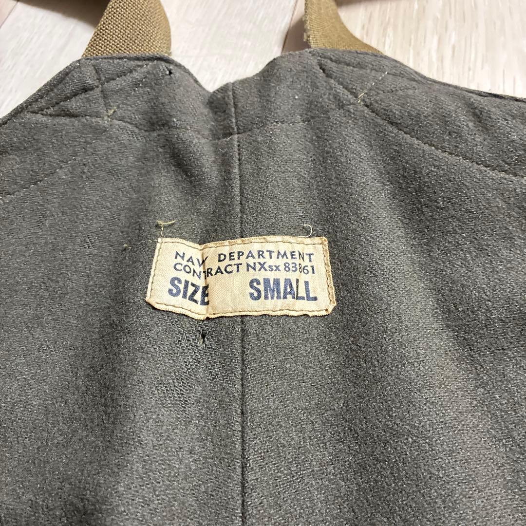 40's usnavy n1 デッキパンツ　ビンテージ　オーバーオール　usn