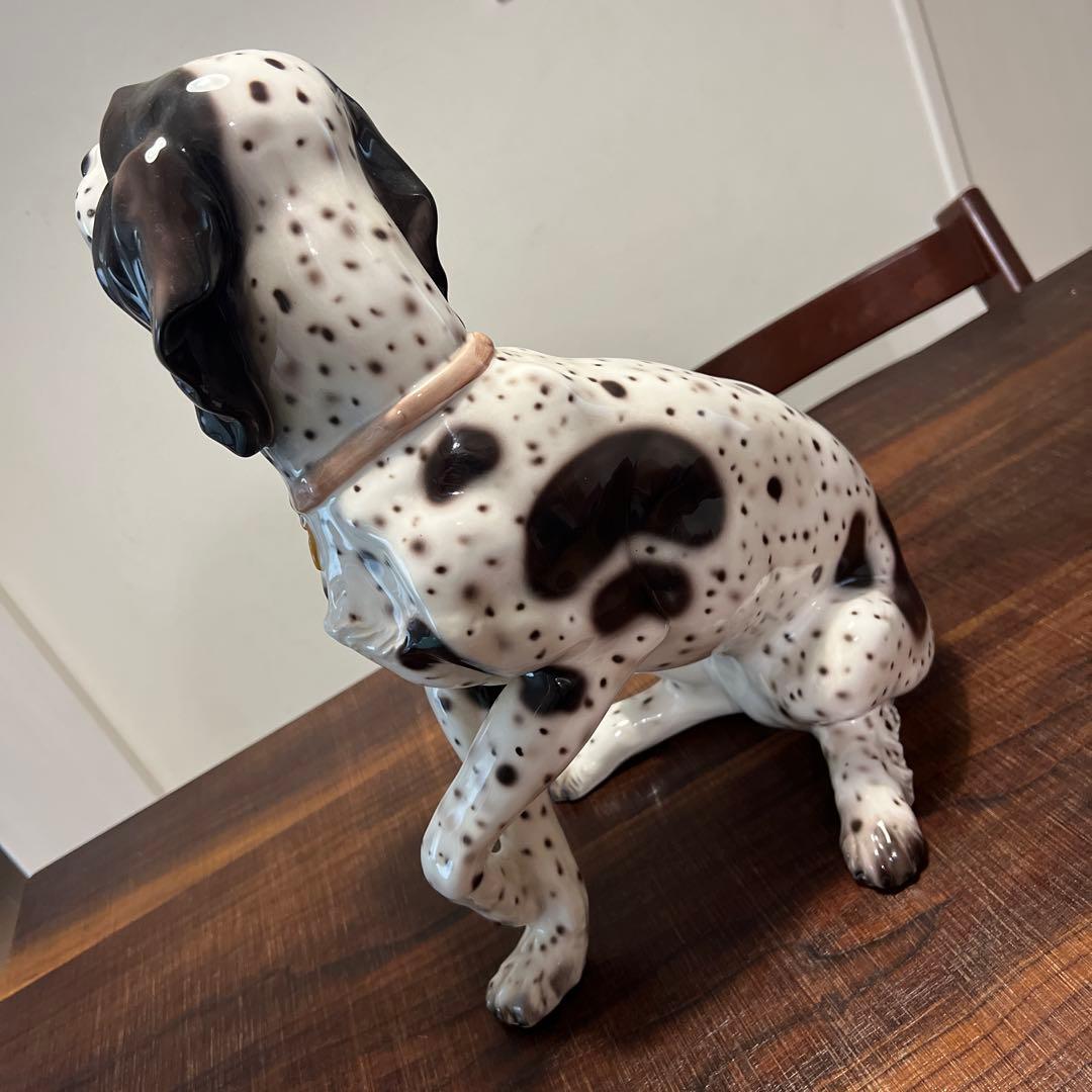 イタリア製✨ダルメシアン　置物 犬 陶器 インテリア オブジェ