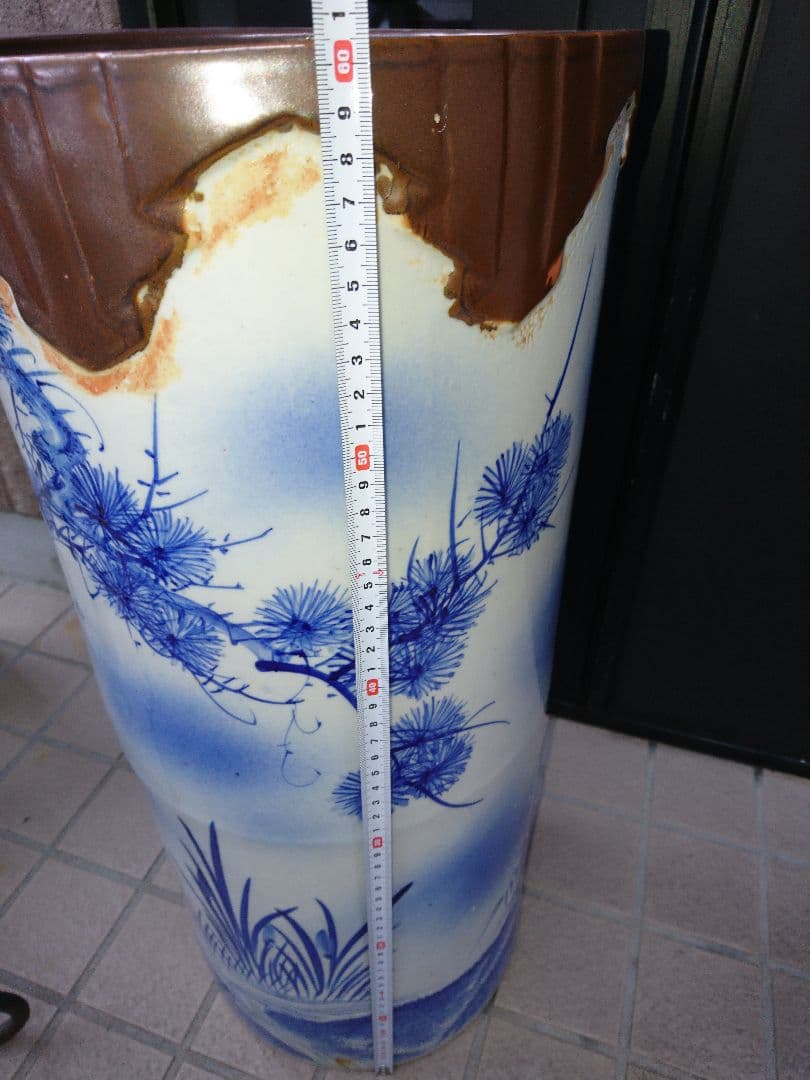 傘立て 陶器　アンティーク
