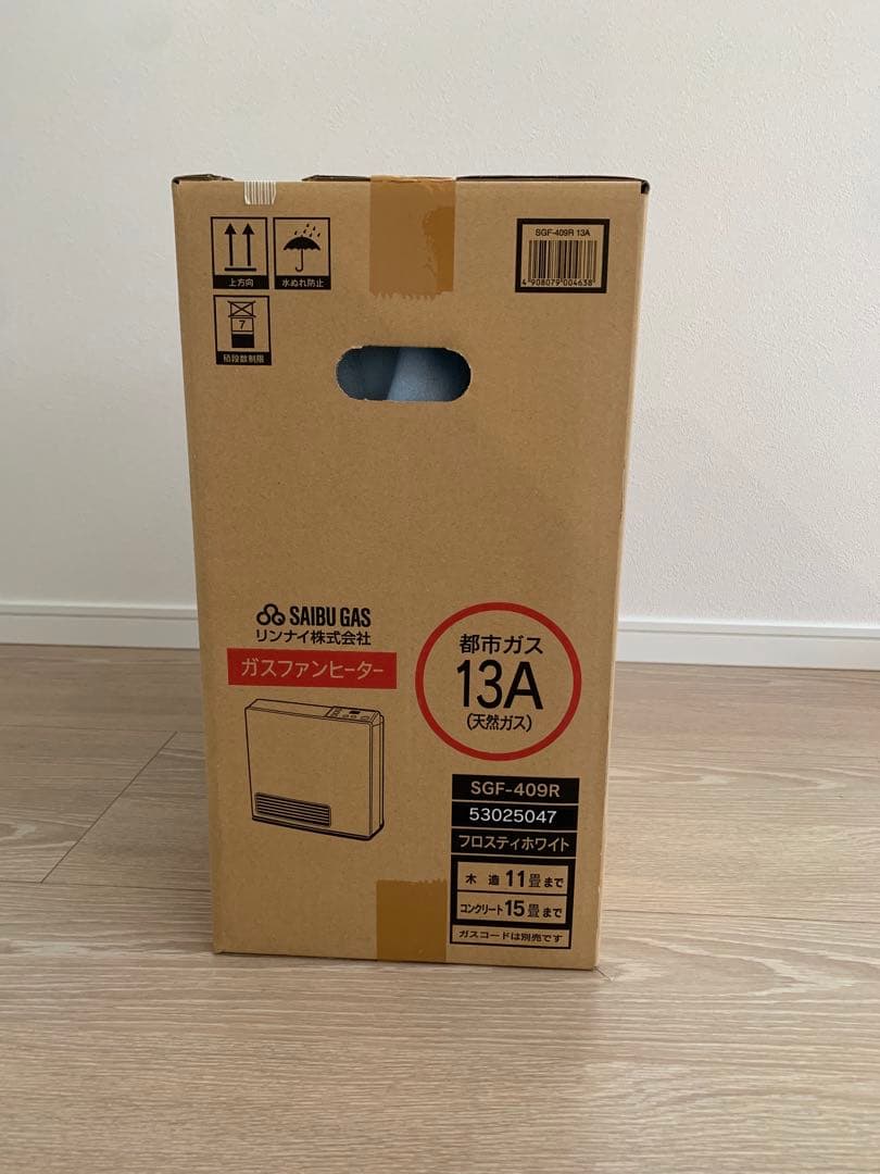 リンナイ SAIBU GAS ガスファンヒーター SGF-409R【新品未使用】
