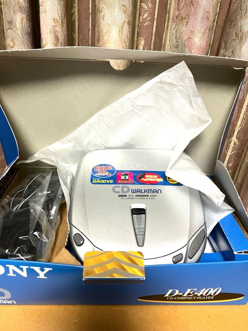 【箱付き◎超美品】SONY D-E400 CDプレーヤー 動作確認済み★レア