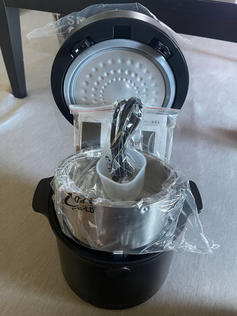 LOCABO 保温調理鍋 黒糖質カット炊飯器