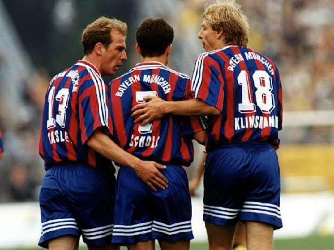 【人気襟付き】ユルゲン・クリンスマン ＃１８ バイエルン・ミュンヘン（H）