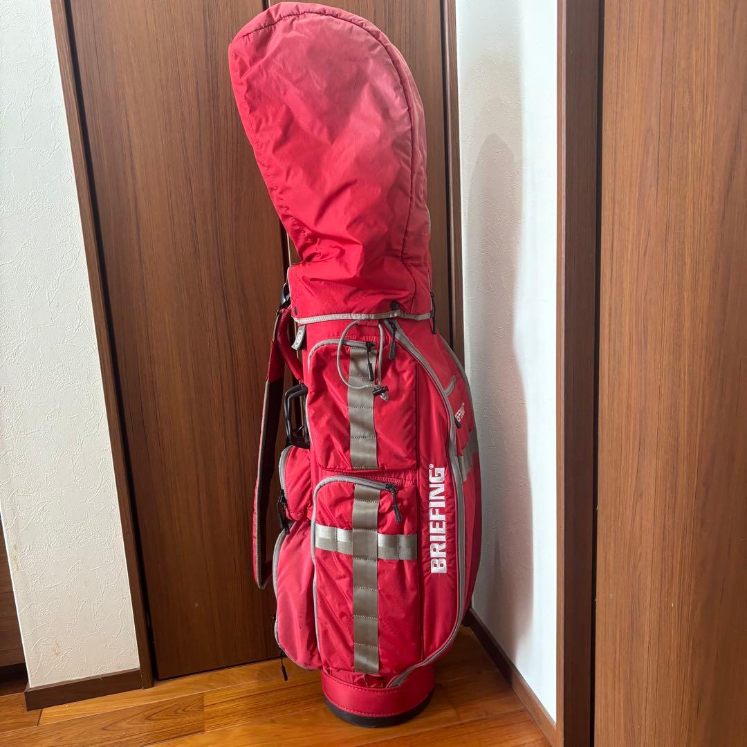 BRIEFING GOLF CR-6 レッド　キャディバッグ