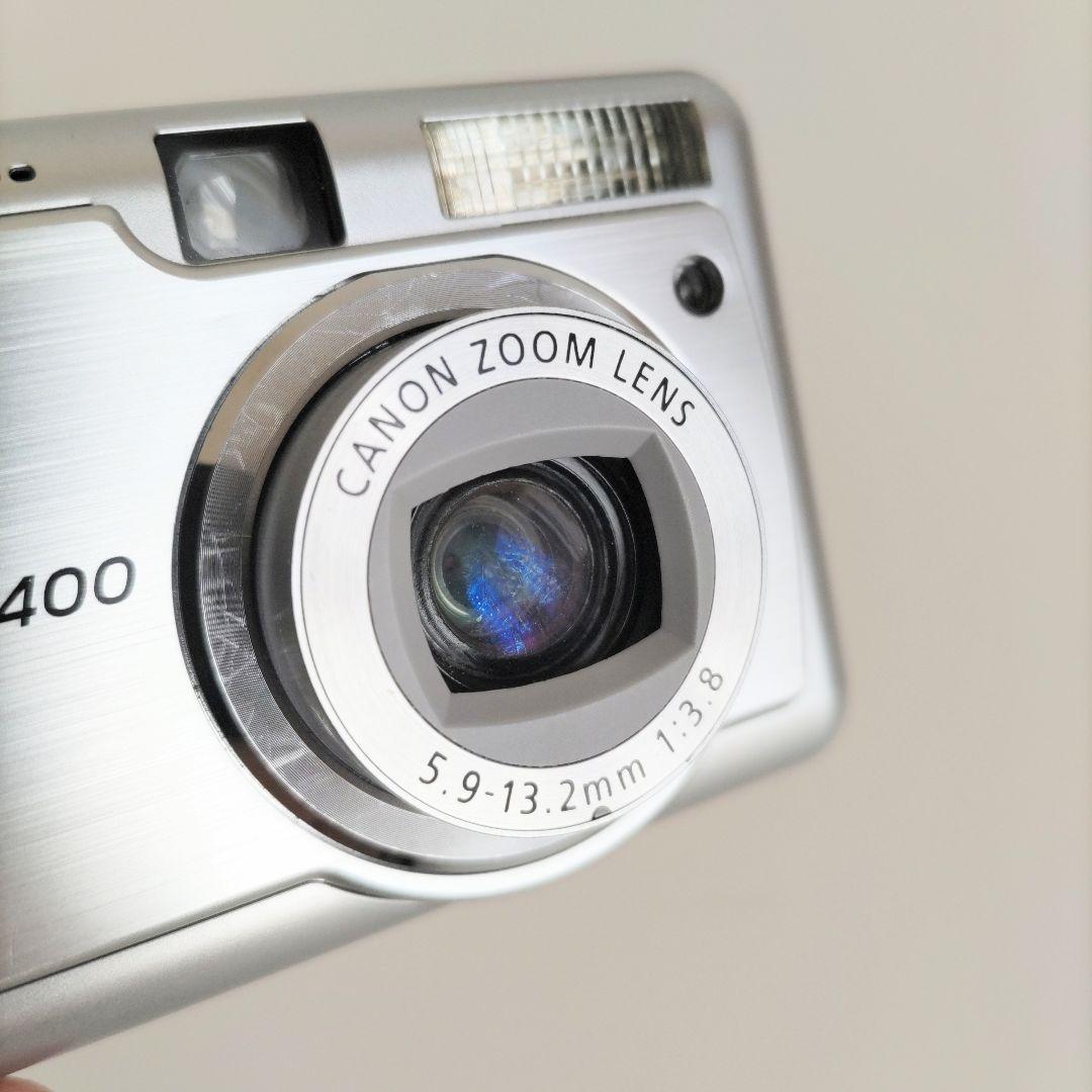 動作品 Canon デジカメ PowerShot A400 単3電池駆動