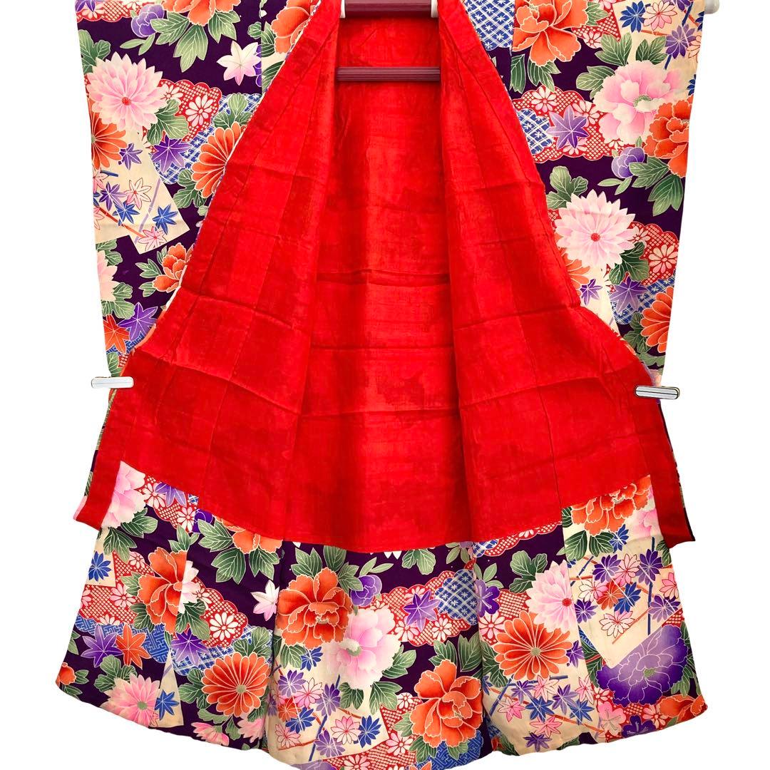 アンティーク3歳 女の子 子供着物 七五三 アンティーク着物 NO63