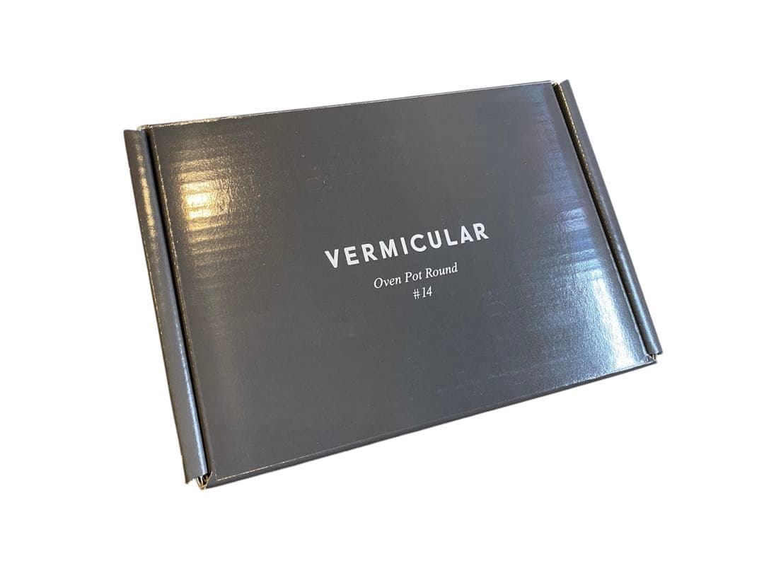 新品 VERMICULAR バーミキュラ 両手鍋 白 14㎝ レシピ本 箱付き