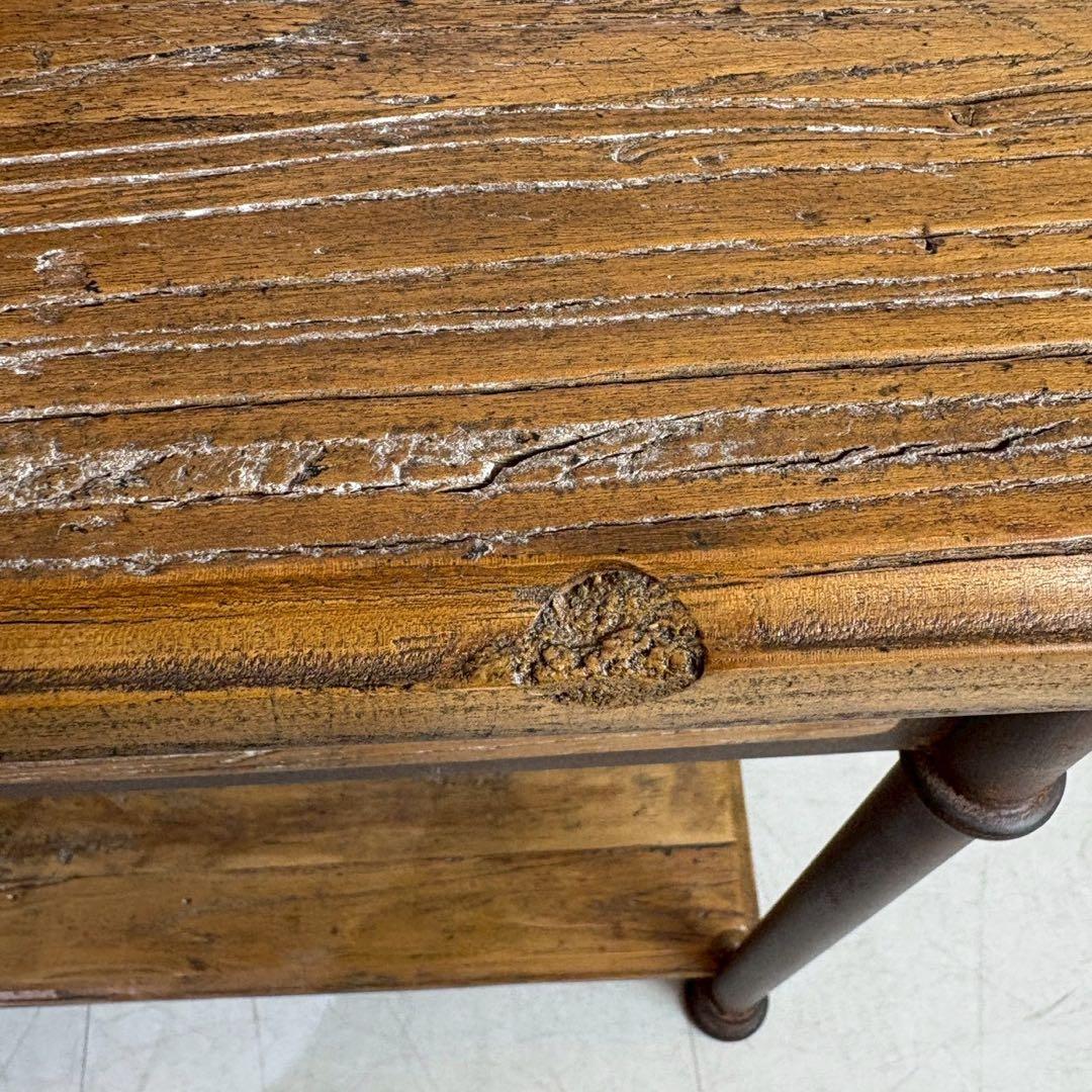 古材　コンソールテーブル　カントリースタイル　アンティーク調
