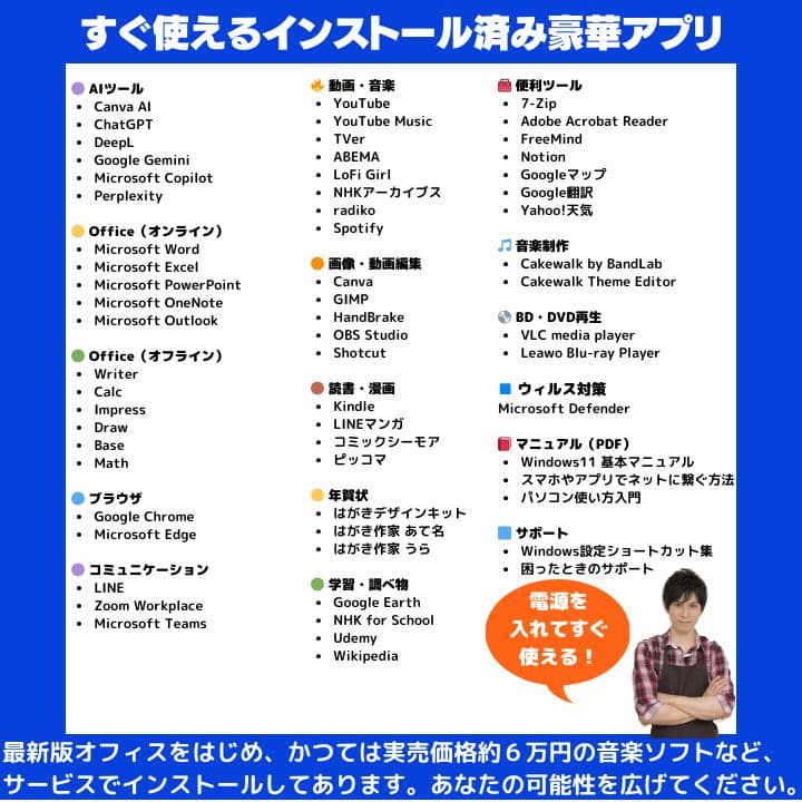 【i7×GPU×16GB×新品SSD✨】mouse／豪華アプリ✨M563