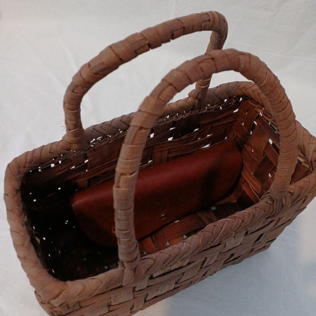 小さい国産山葡萄かご　太ひご