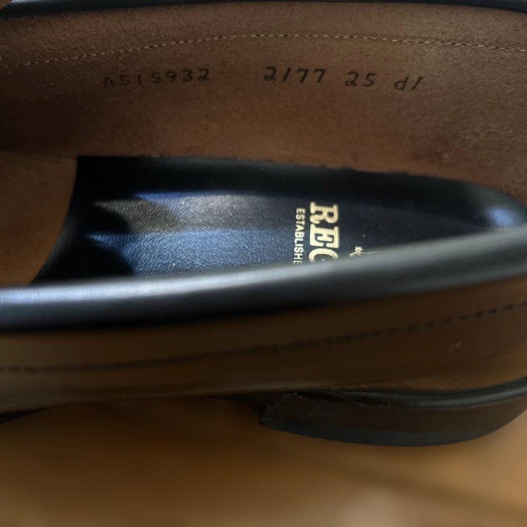 【美品】REGAL リーガル ローファー ブラック 本革 レザー 2177