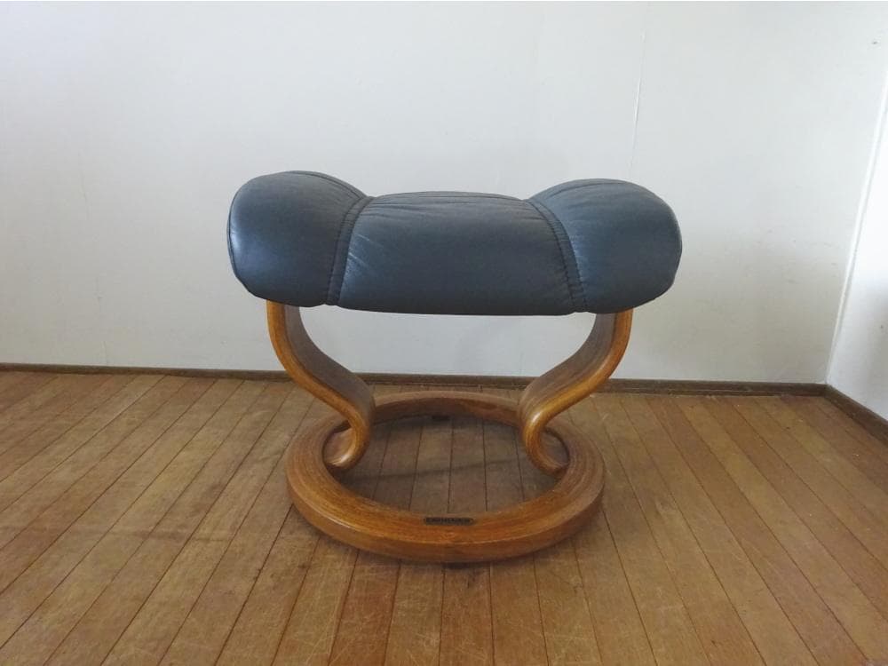 エコーネス　ストレスレス　オットマン　フットスツール　本革　北欧　ノルウェー