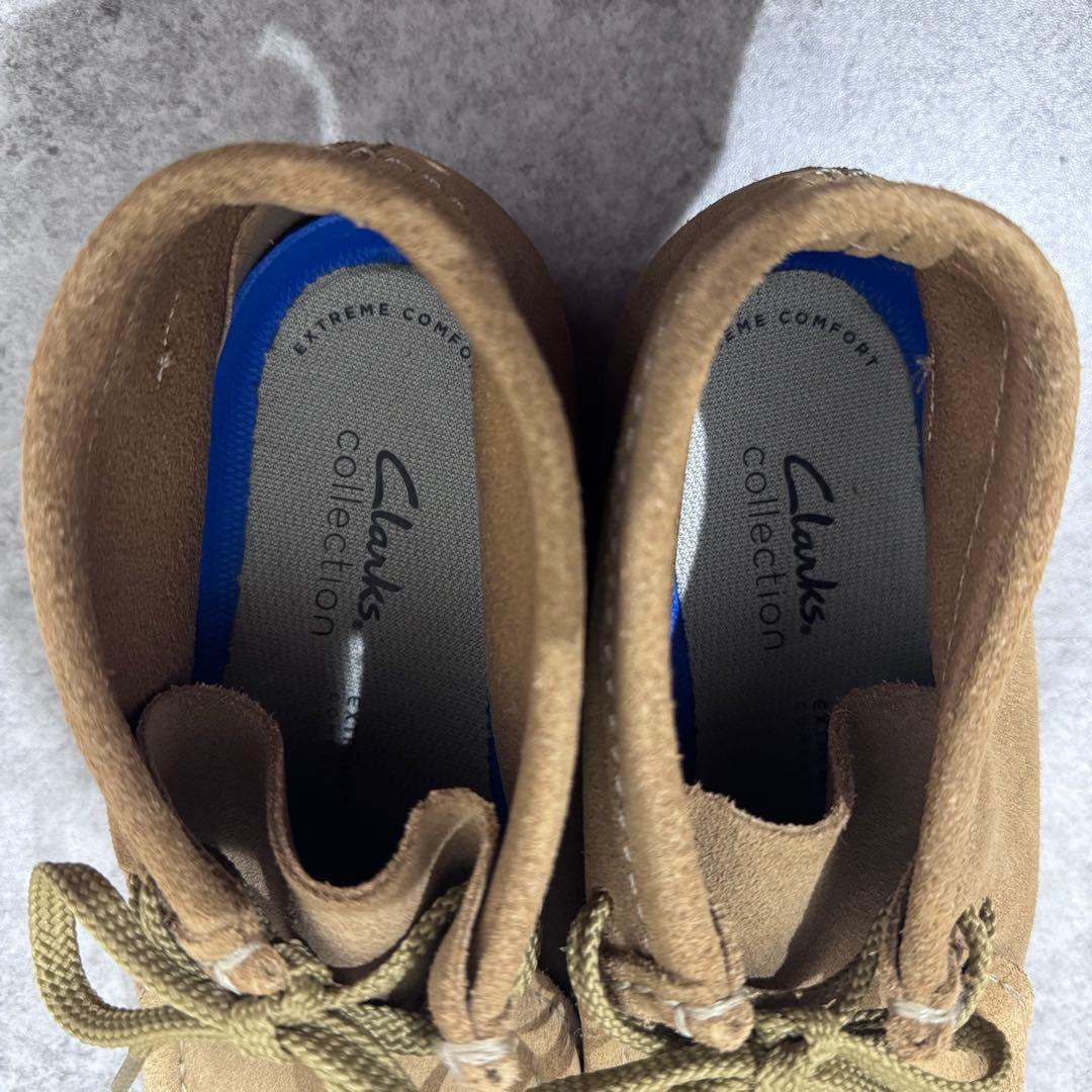 【未使用品】CLARKS クラークス　25 ワラビー　シェイカーブーツ　レザー