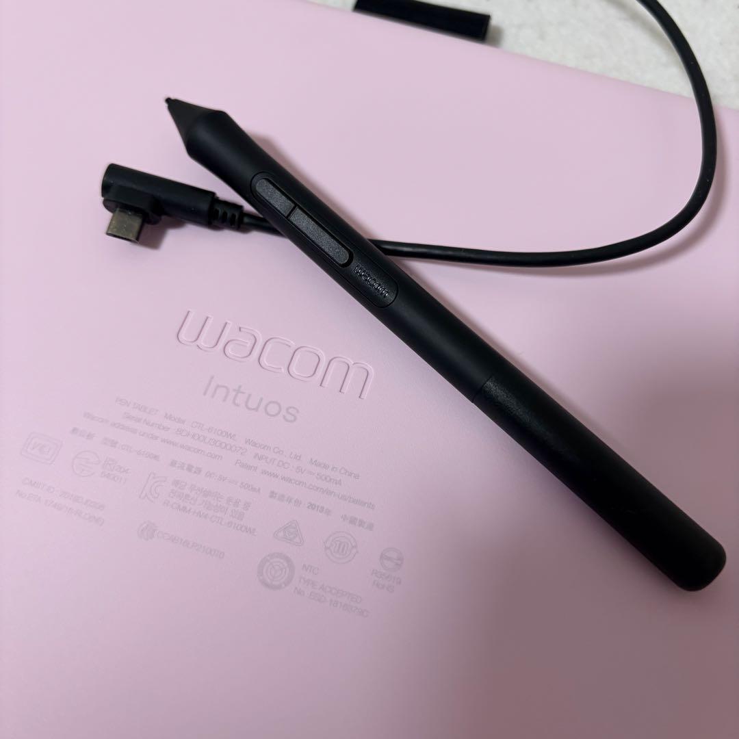 美品 Wacom Intuos Medium CTL‑6100WL ピンク