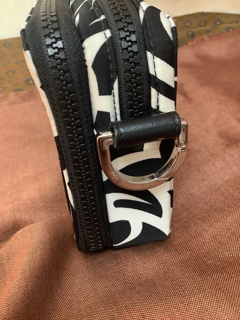 18aw Dior homme トライバル バッグ 黒×白