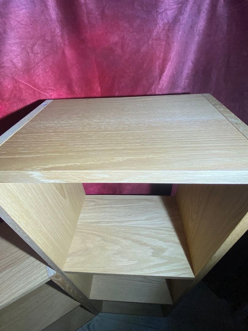 ✨大人気✨お得✨　無印良品　スタッキングシェルフ　3段+ワイド2段オークセット