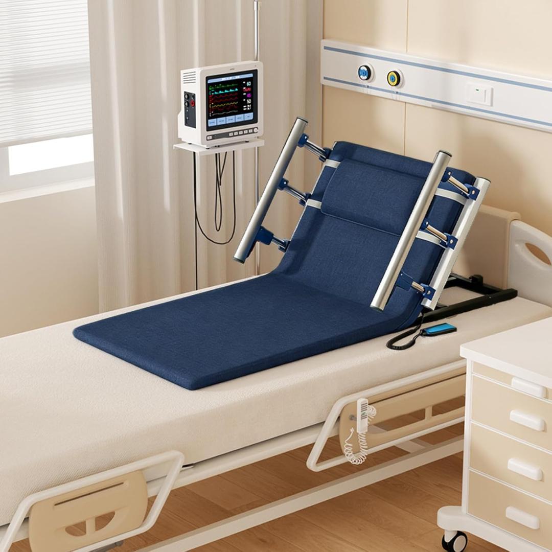【新品】電動リクライニング 起き上がり補助ベッド 190cm 濃い青