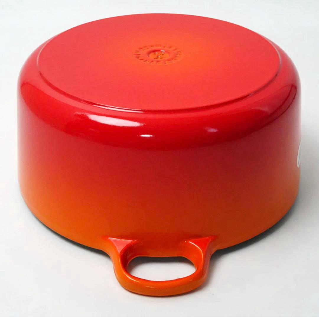 【新品】LE CREUSET　ココット ロンド オレンジ　24cm