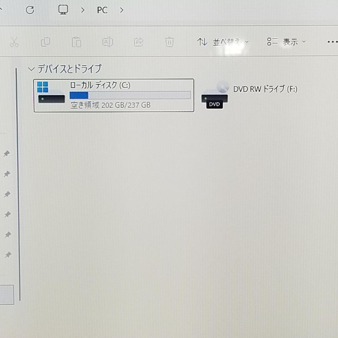 新品SSD Win11 DVD再生可 即使用可ノートPC 東芝 (E2929)