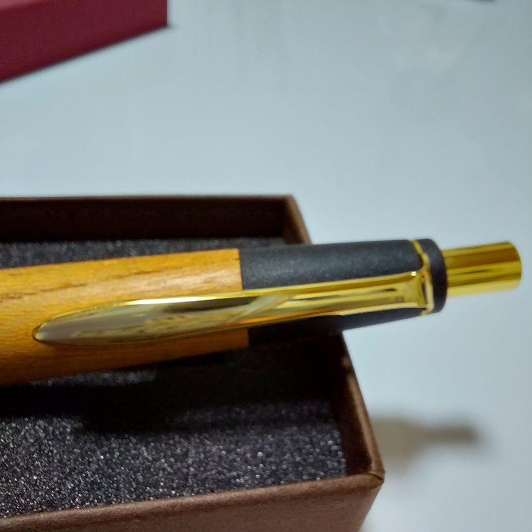 ほぼ新品！ ボナンペン 欅 良杢 真鍮金具 シャーペン ケヤキ けやき