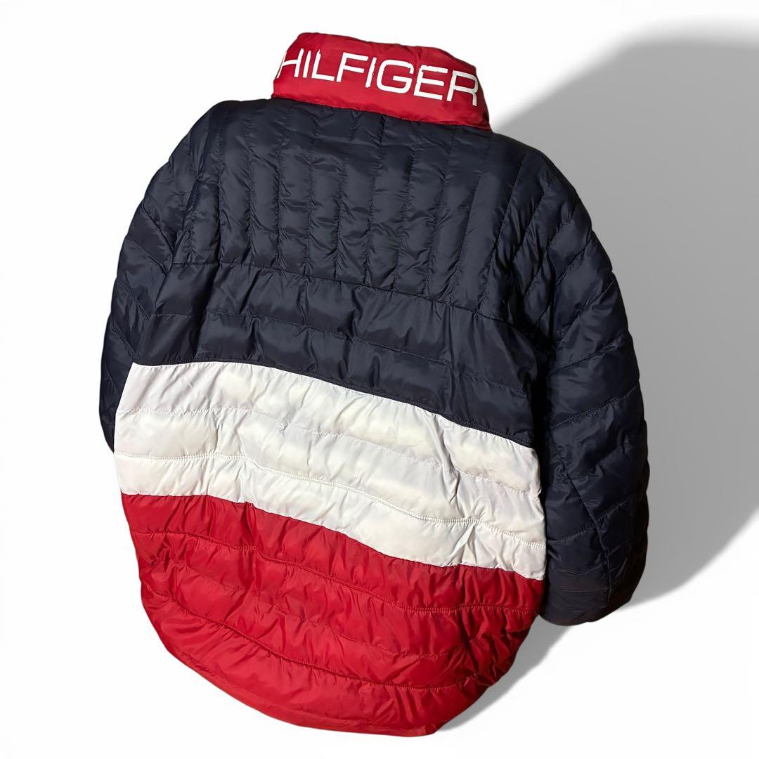 【極美品】トミーヒルフィガー パッカブル 中綿ジャケット トリコロール 軽量