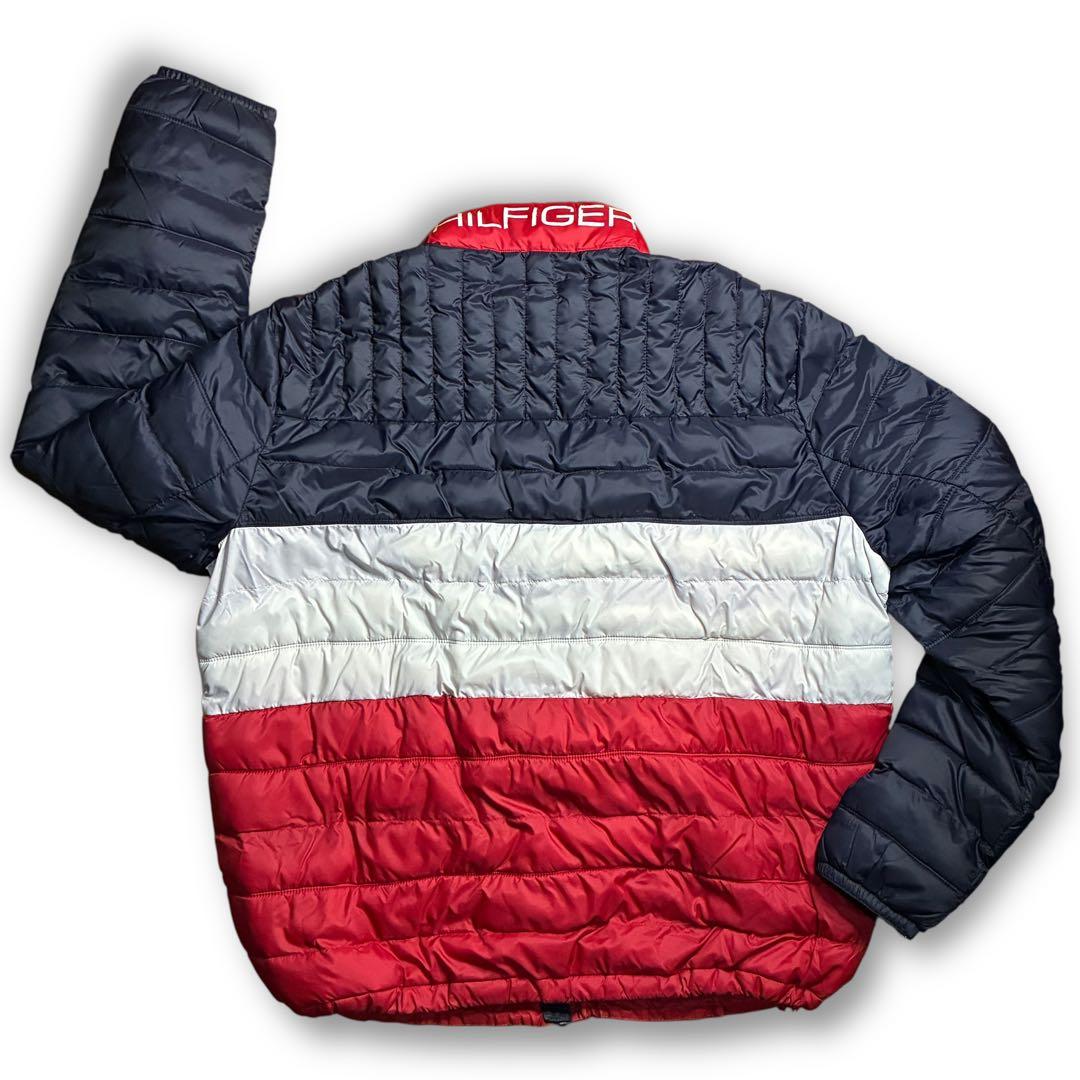 【極美品】トミーヒルフィガー パッカブル 中綿ジャケット トリコロール 軽量
