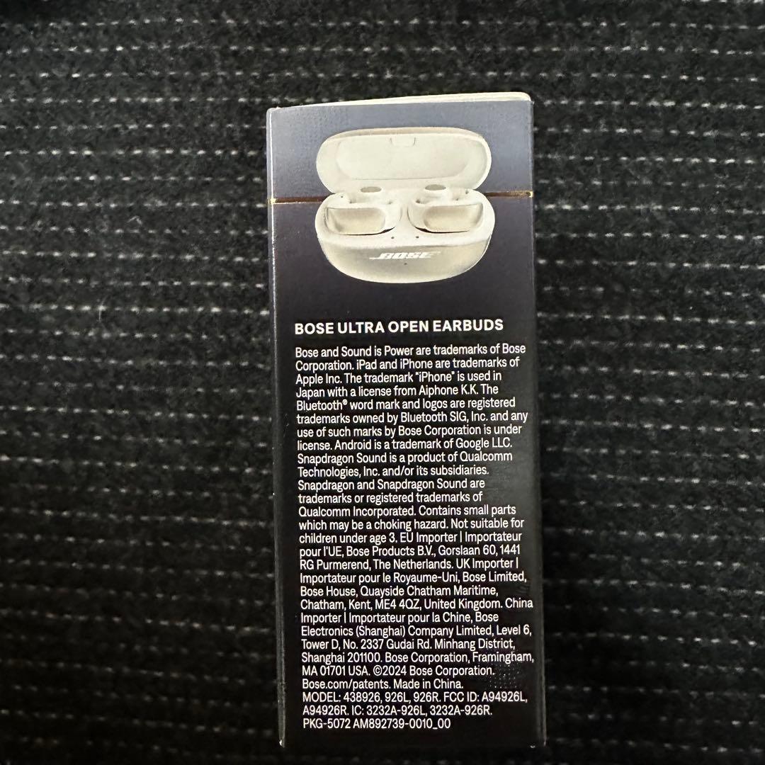 【60周年限定　新品未使用】Bose Ultra Open Earbuds