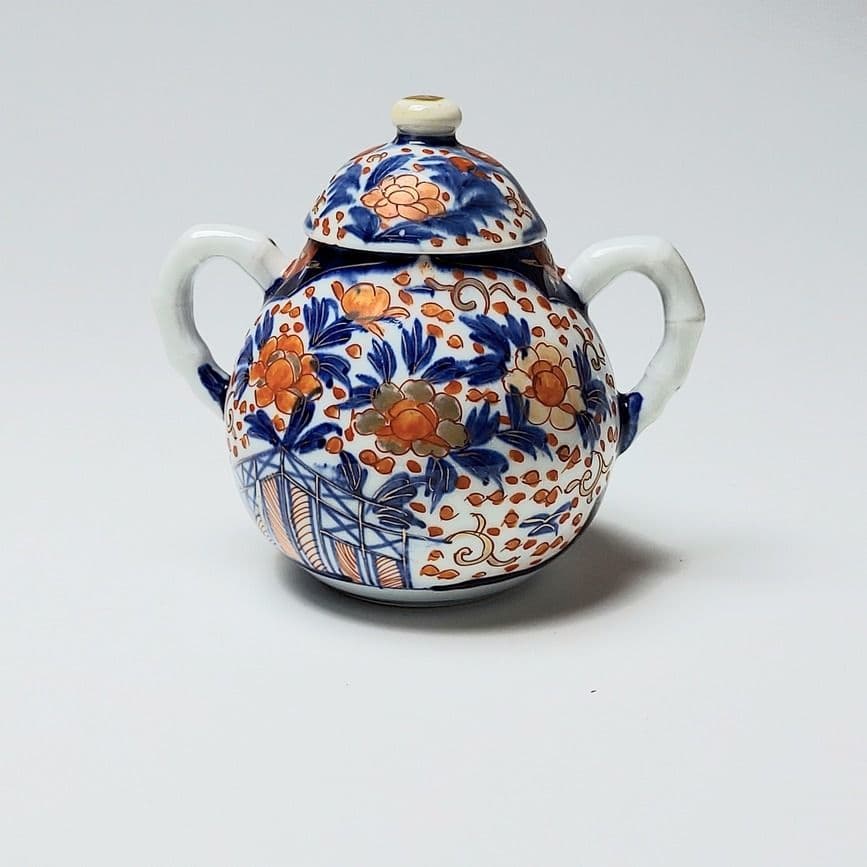 22-342　古伊万里シュガーポット