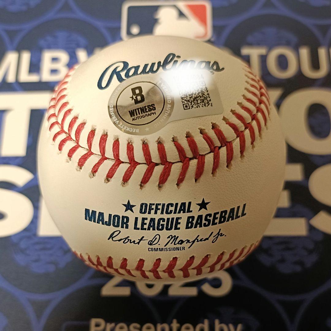 【超貴重・完売品】今永昇太／直筆サインボール／シカゴ・カブス／漢字サイン