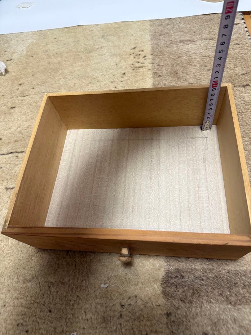 木製　引き出し収納家具　引き出し　アンティーク　レトロ　古道具