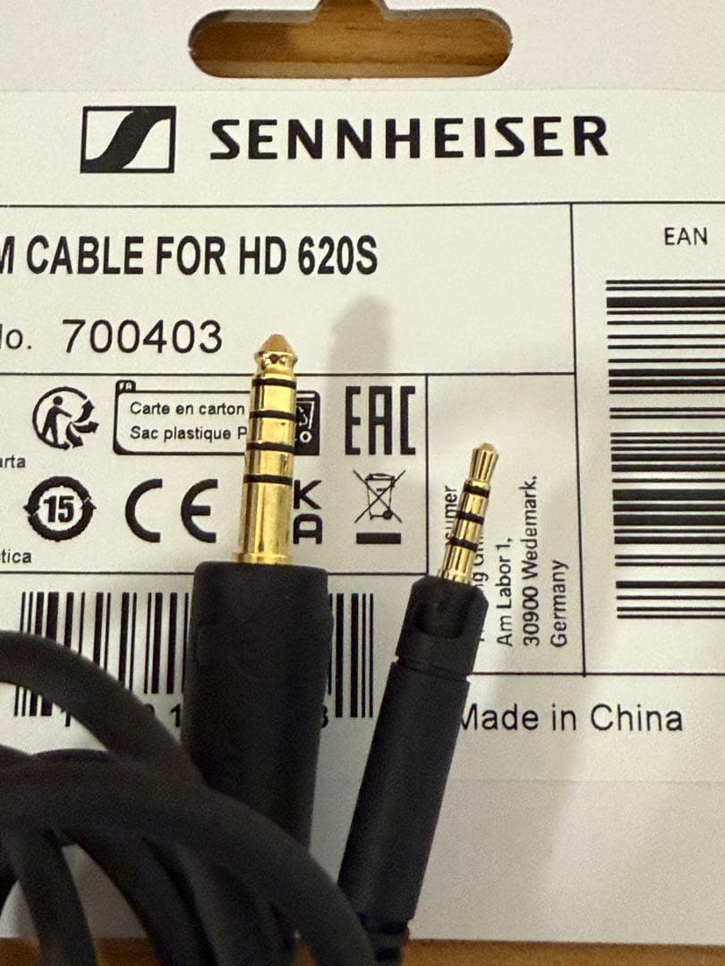 Sennheiser HD620S 純正バランスケーブルセット 中古