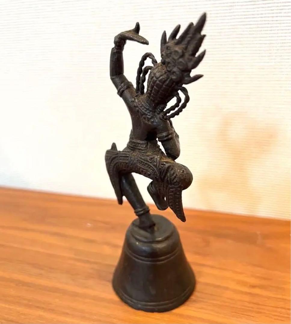 銅 仏像　鈴　踊り仏像　骨董　古美術　中国　タイ