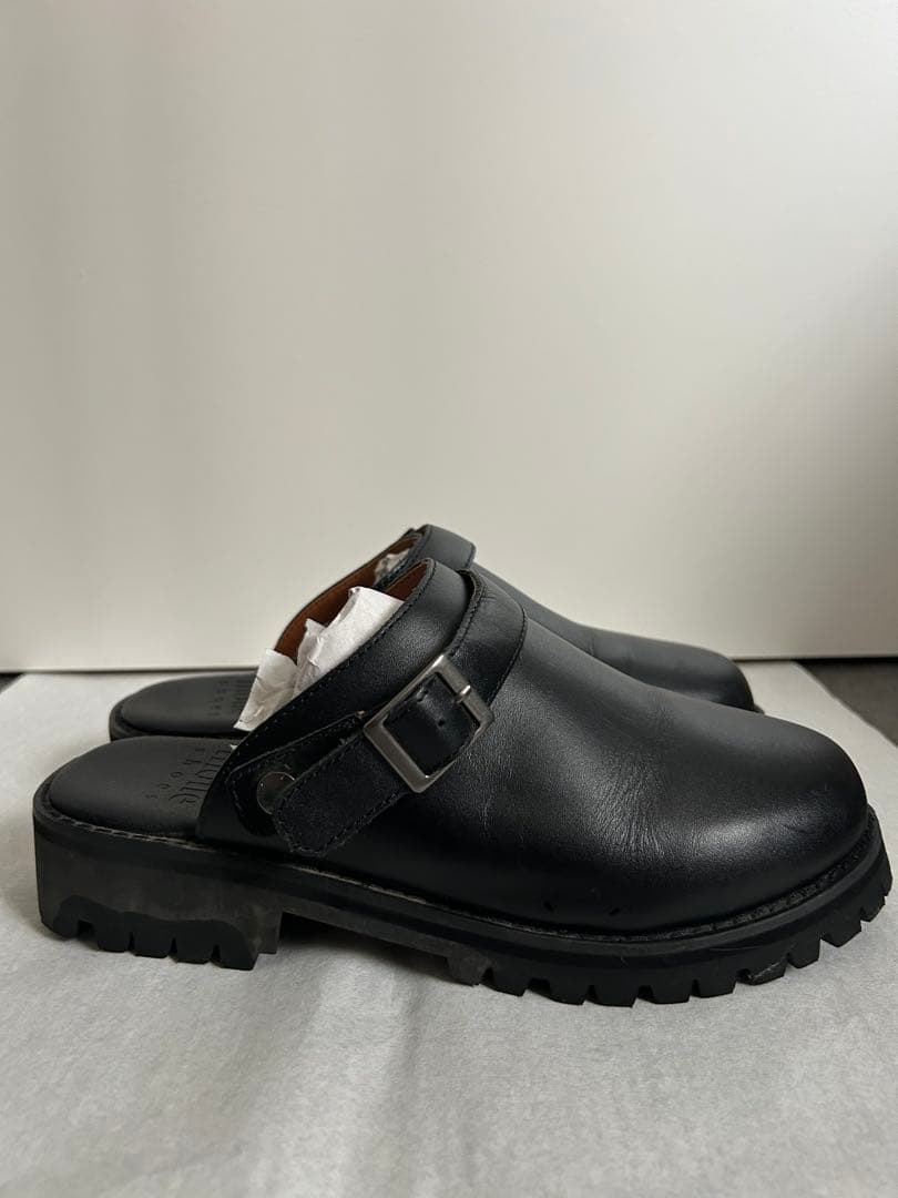 molle shoes 黒 サボ・クロッグサンダル ストラップ付