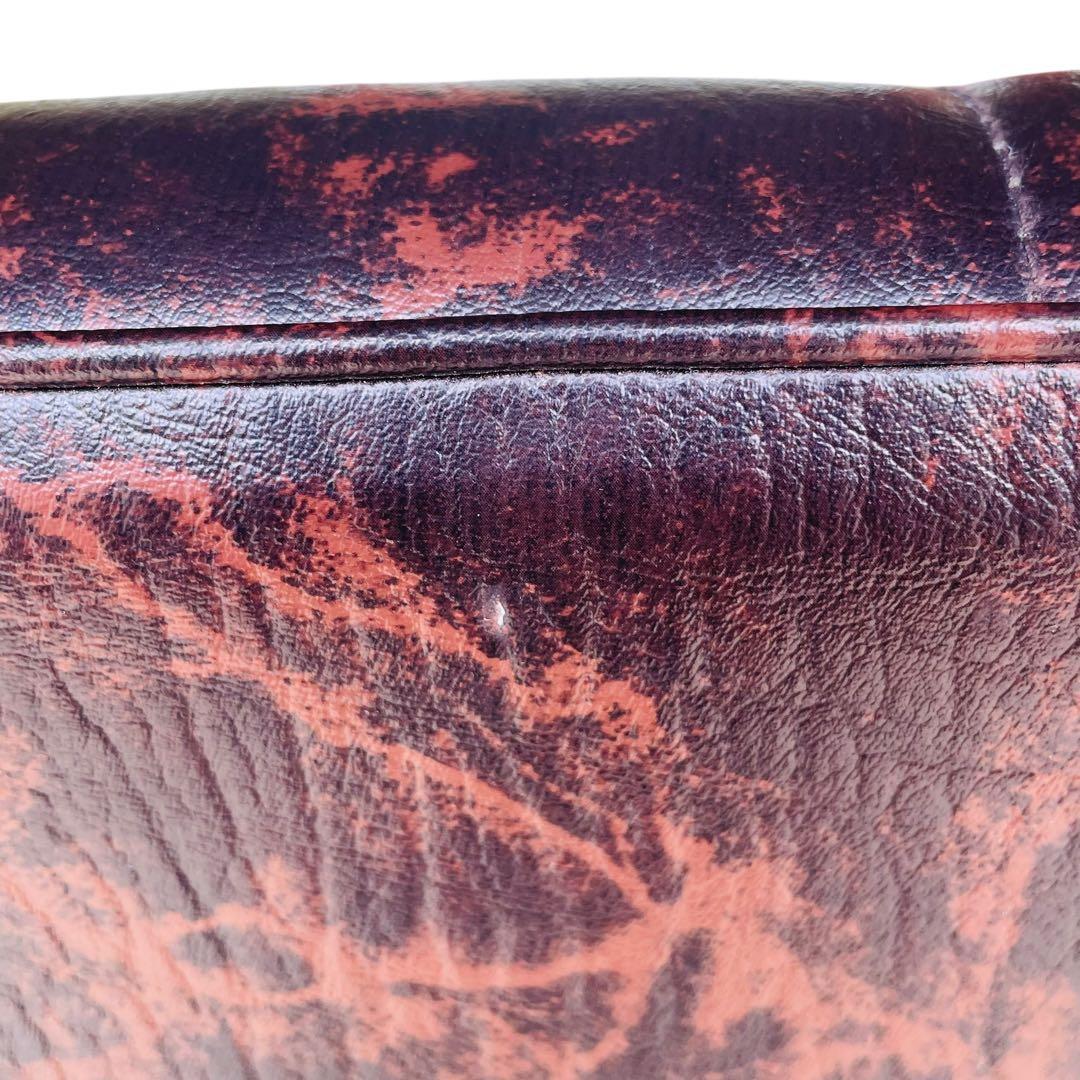 オールド カリモク 【超希少】ロビーチェア マーブル ブラウン ソファ シングル