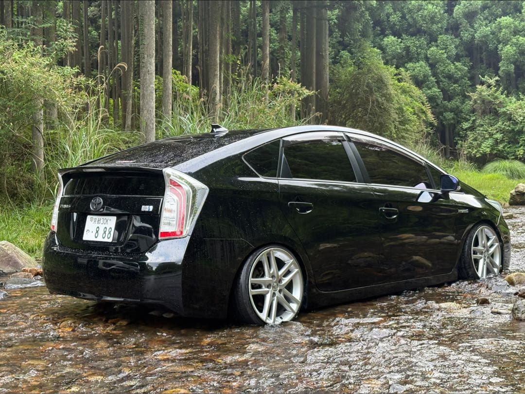 巻の30プリウスSBスタイルダウンサス