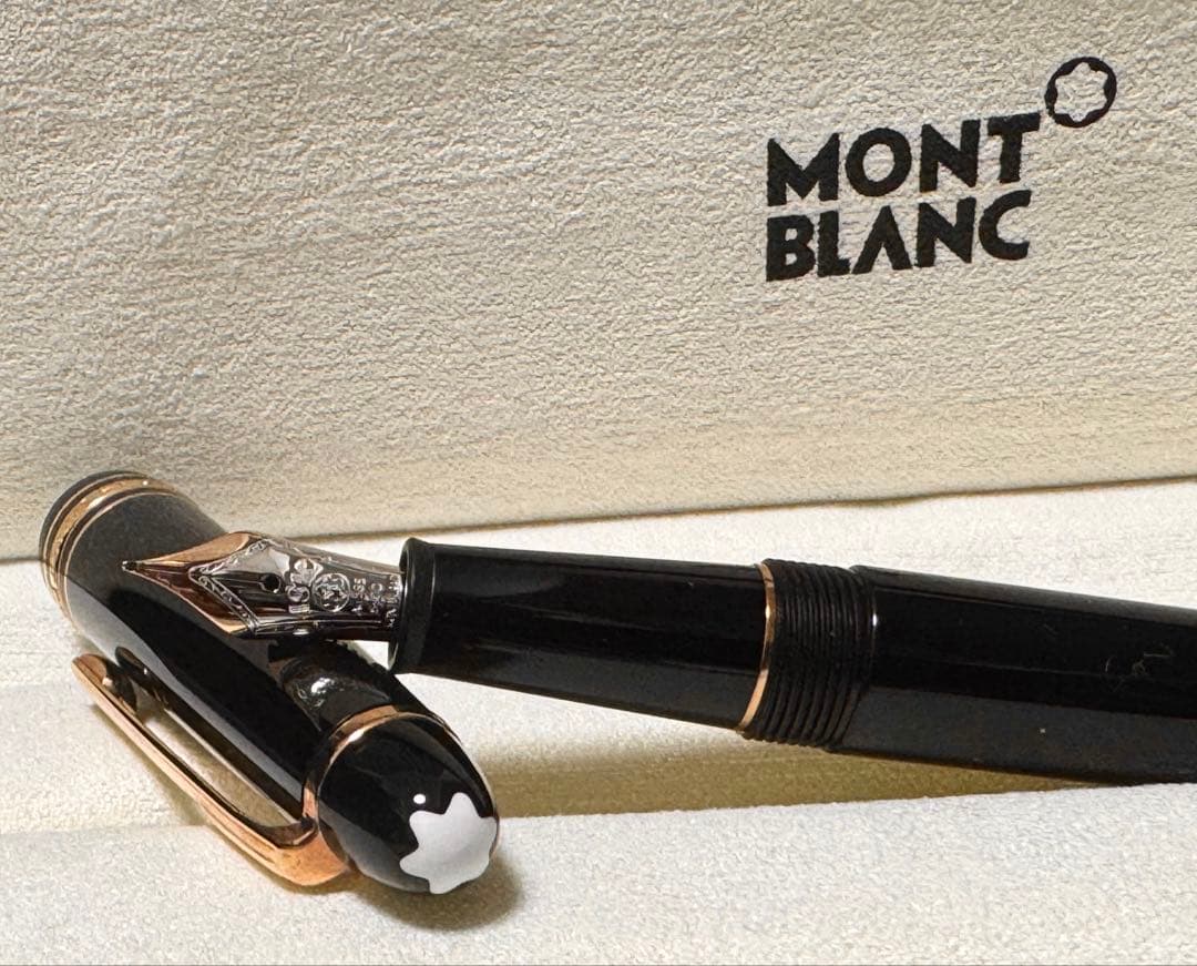 【新品未使用】モンブランローズゴールドコートマイスターシュテュック145 万年筆