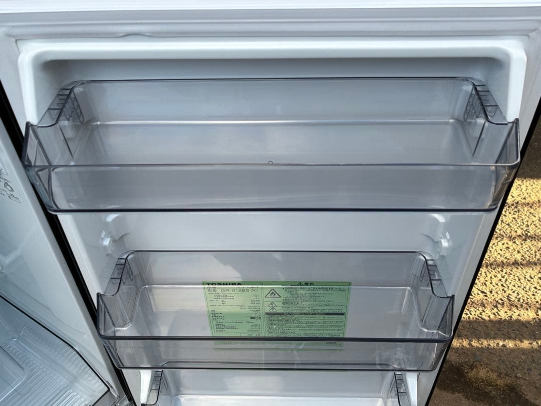 東芝　2ドア冷蔵庫　GR-S15BS(K)　2021年製　153L　仙台　宮城